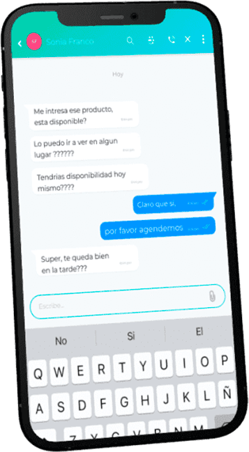 Keybe App Mobile chat