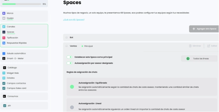 Keybe spaces